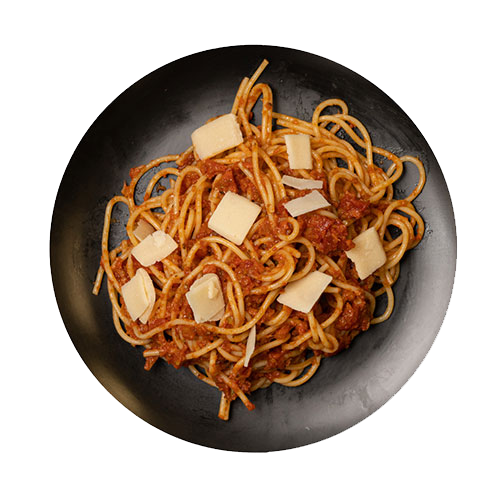spaghetti bolognese bord